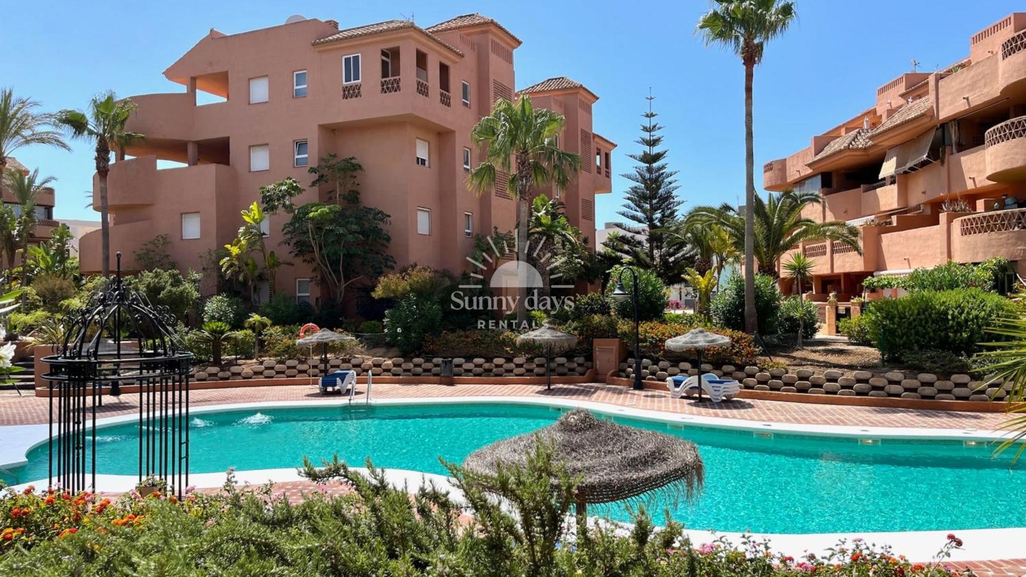 شقة Almerimar, Terraza,Piscinas,Parking,Gym إل خيذو المظهر الخارجي الصورة